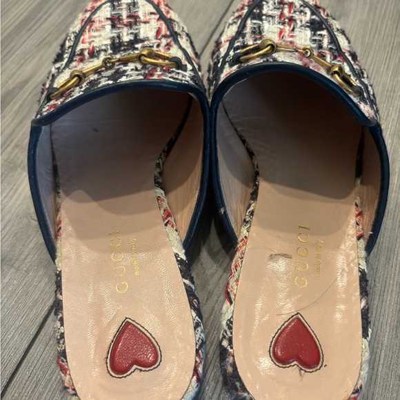 Gucci Princetown Mules in tweed- size 37 - Picture 2 of 4